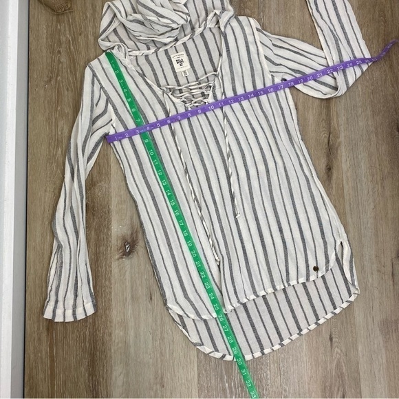 Billabong Lightweight Striped Hooded Top - Picture 3 of 9